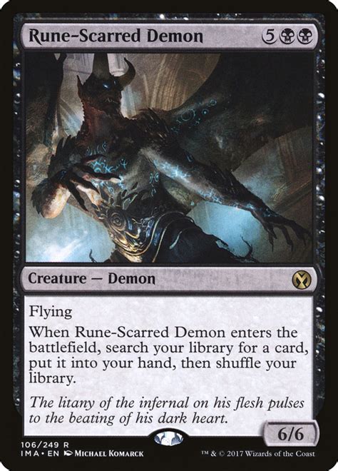 Rune scarred demonw